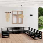 Set mobilier de grădină, 11 piese, lemn masiv de pin GartenMobel Dekor