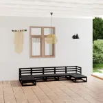 Set mobilier de grădină, 7 piese, lemn masiv de pin GartenMobel Dekor