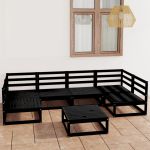 Set mobilier de grădină, 7 piese, lemn masiv de pin GartenMobel Dekor