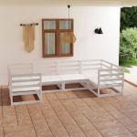 Set mobilier de grădină, 6 piese, lemn masiv de pin GartenMobel Dekor