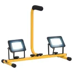 Proiector cu LED și mâner, 2x20 W, alb rece GartenMobel Dekor