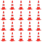 Conuri rutiere reflectorizante, 20 buc., roșu și alb, 50 cm GartenMobel Dekor