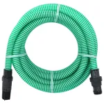 Furtun de aspirație cu racorduri din PVC, verde 1" 7 m, PVC GartenMobel Dekor