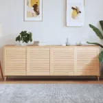 Uși de dulap design lambriu, 4 buc., 69x59,4 cm, lemn masiv pin GartenMobel Dekor