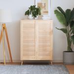 Uși de dulap design lambriu 2 buc. 99,3x39,4 cm lemn masiv pin GartenMobel Dekor