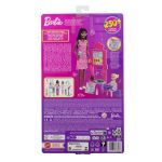 BARBIE SET DE JOACA PAPUSA BARBIE BRUNETA MULATRA FACE CARIERA PROFESOARA SuperHeroes ToysZone