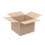 Cutie din carton ondulat 33x33x25 cm, 3 straturi, maro, Leziter