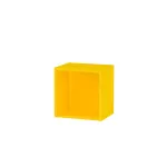 Dulap de perete deschis Leziter Boxie, 40x40x27 cm, galben