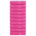 Prosoape de mâini premium SOLUND 10 buc. roz 50x100cm 600 gsm GartenMobel Dekor