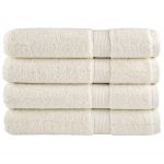 Prosoape de saună premium SOLUND 4 buc. crem 80x200 cm 600 gsm GartenMobel Dekor