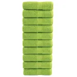 Prosoape oaspeți premium SOLUND 10 buc. verde 30x50 cm 600 gsm GartenMobel Dekor
