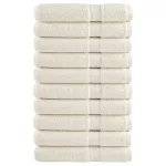 Prosoape premium SOLUND 10 buc. crem 100x200 cm 600 gsm GartenMobel Dekor