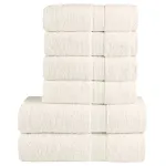 Set de prosoape premium SOLUND, 6 piese, crem, 600 g/m² GartenMobel Dekor