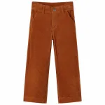 Pantaloni copii din velur, coniac, 104 GartenMobel Dekor