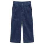 Pantaloni de copii din velur, bleumarin, 92 GartenMobel Dekor