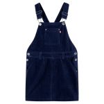 Rochie salopetă pentru copii, velur, bleumarin, 92 GartenMobel Dekor