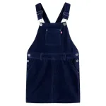 Rochie salopetă pentru copii, velur, bleumarin, 92 GartenMobel Dekor