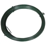 Fir de tensionare pentru gard, 25 m, 1,4/2 mm, oțel, verde GartenMobel Dekor