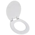 Capac WC cu închidere silențioasă alb MDF design simplu GartenMobel Dekor