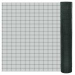 Plasă de sârmă găini, verde, 25 x 1 m, oțel galvanizat cu PVC GartenMobel Dekor