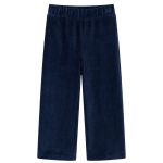 Pantaloni de copii din velur, bleumarin, 128 GartenMobel Dekor