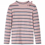 Tricou pentru copii cu mâneci lungi, roz deschis, 140 GartenMobel Dekor