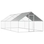 Coteț de păsări pentru exterior, 2,75x6x1,92 m, oțel galvanizat GartenMobel Dekor