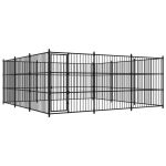 Padoc de exterior pentru câini, 450x450x185 cm GartenMobel Dekor