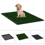 Toaletă animale companie tavă & gazon artificial 64x51x3cm WC GartenMobel Dekor