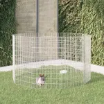 Adăpost pentru animale cu 10 panouri, 54x100 cm fier galvanizat GartenMobel Dekor