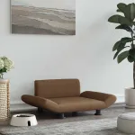 Pat de câini, maro, 70x45x28 cm, material textil GartenMobel Dekor