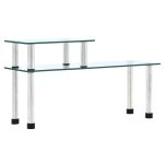 Raft de bucătărie, transparent, 45x16x26 cm, sticlă securizată GartenMobel Dekor