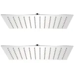 Cap de duș tip ploaie, 2 buc., 20 x 30 cm, oțel inoxidabil GartenMobel Dekor