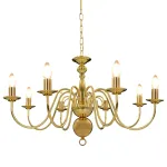 Candelabru, auriu, 8 becuri E14 GartenMobel Dekor