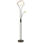 Lampă de podea, argintiu, 180 cm, 18 W, reglabilă GartenMobel Dekor