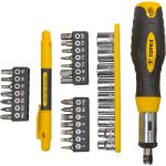 Set biti si tubulare cu surubelnita topex 39D522 HardWork ToolsRange