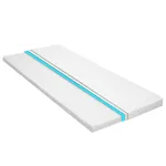 Topper saltea, profil tip ou cu spumă rece, 6 cm, 80 x 200 cm GartenMobel Dekor