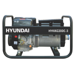 Generator de curent trifazic cu sudura Hyundai HYKW220DC-3-M HardWork ToolsRange