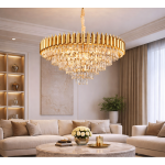 Candelabru din cristal Versailles Supremo, 12xE14, 80 cm, auriu lucios