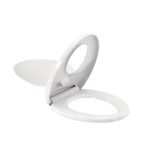 Capac WC 2-in-1 Leziter Rion Soft Close cu reductor pentru copii, alb