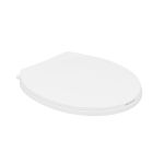 Capac WC Leziter Roya cu inchidere lenta, alb, 44,5 x 34,7 cm