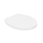 Capac WC Leziter Roya cu inchidere lenta, alb, 44,5 x 34,7 cm