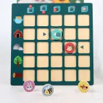 Joc de orientare spatiala din lemn pentru copii 3+, Leziter