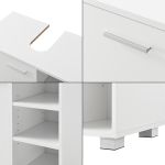 Dulap baie pentru lavoar Narvik 56x60x31 cm, alb, en.casa