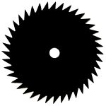 Disc motocoasă ProGarden din oțel, 40 dinți, 254 mm, alezaj 25,4 mm