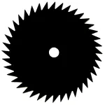 Disc motocoasă ProGarden din oțel, 40 dinți, 254 mm, alezaj 25,4 mm