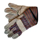 Manusi de protectie ProGARDEN din piele bovina cu manseta cauciucata