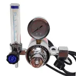 Reductor CO2 ProWELD cu debitmetru și manometru pentru sudură
