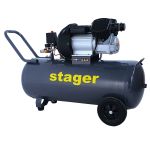 Compresor de aer Stager HM3100V 100L, 8 bar, 356 l/min, monofazat
