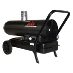 Tun de aer cald Zobo ZB-H170 cu ardere indirectă, 50 kW, 230 V